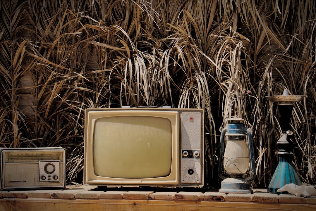 old television set